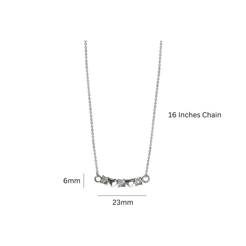 Heart Bar Necklace - Image 2