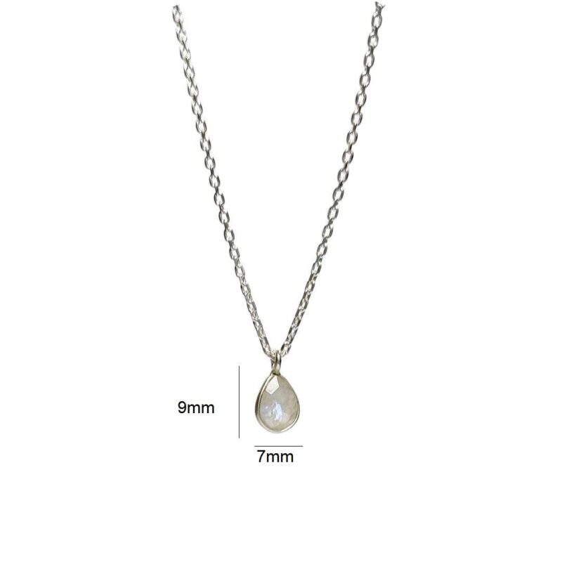 Moonstone Chain Necklace - Image 2