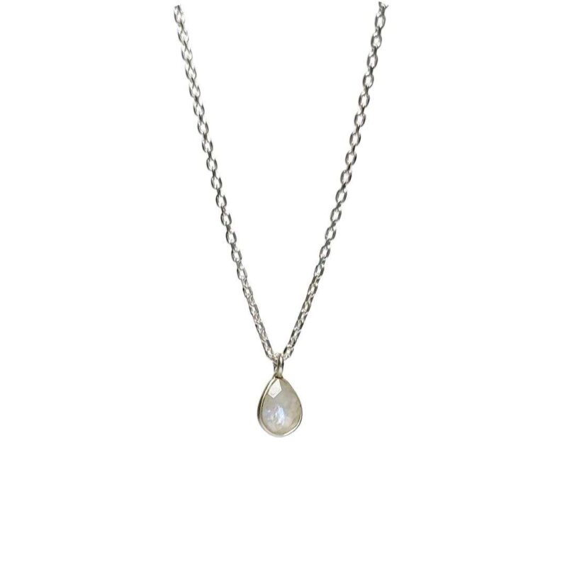 Moonstone Chain Necklace