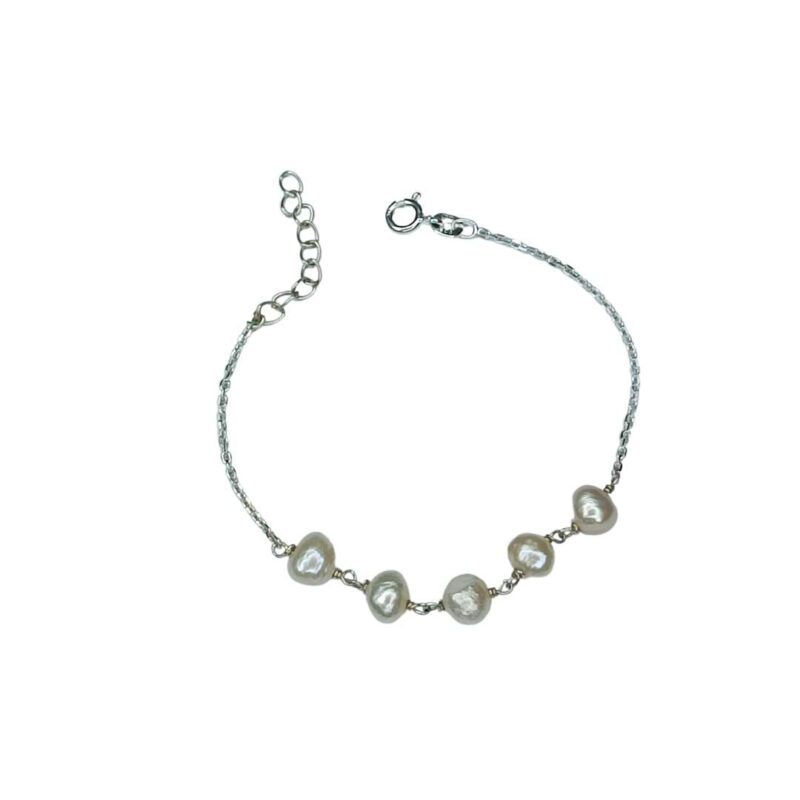 White Pearl Bracelet - Image 3