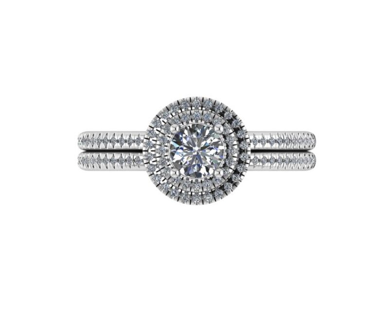 Stacked Engagement Ring