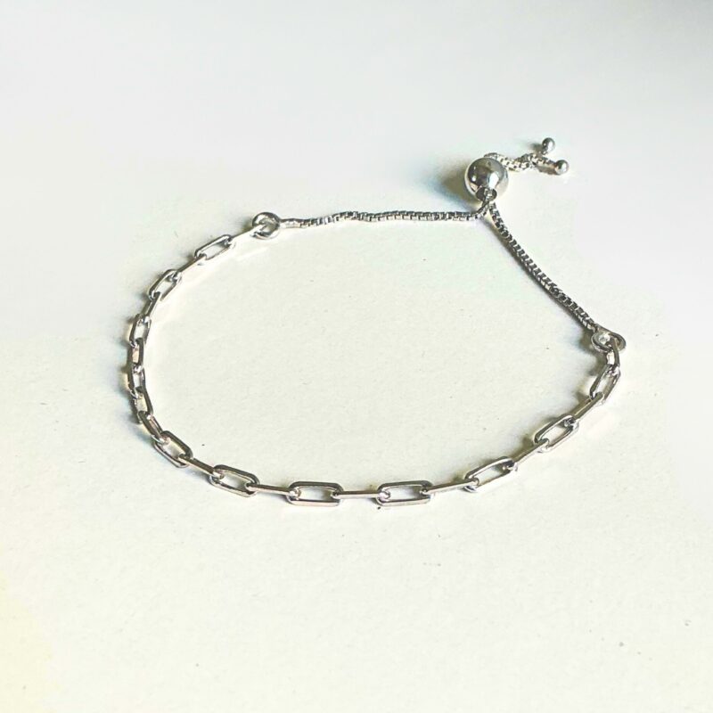 Paperclip Slider Bracelet