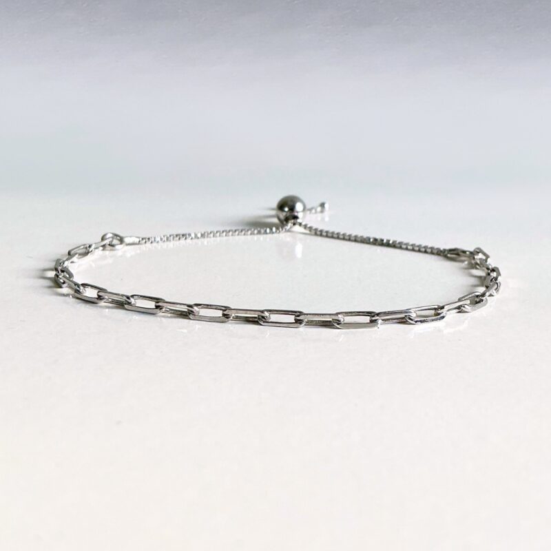 Paperclip Slider Bracelet - Image 2