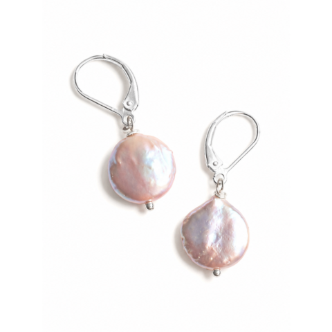 Leverback Pearl Danglers