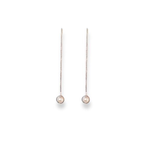 Pearl Thread Earrings