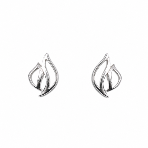 Lotus Stud Earrings